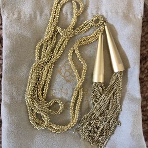 Kendra Scott “Phara” Gold NWOT